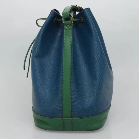 LOUIS VUITTON Epi Noe Shoulder Bag Bicolor Green Blue M44044 LV Auth 112153 - Picture 5 of 15